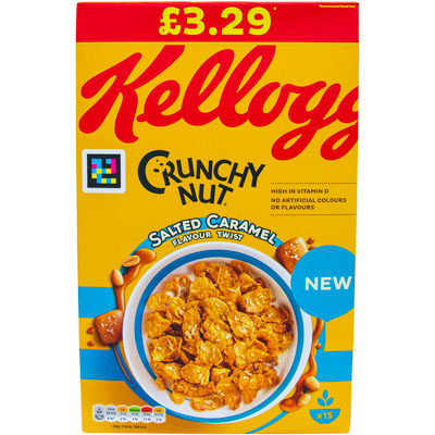Kellogg Crunchy Nut Salted Caramel 6 x 460g